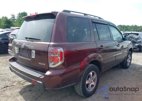 2007 Honda Pilot Ex-L из США, поврежденный, VIN 2HKYF18537H532184